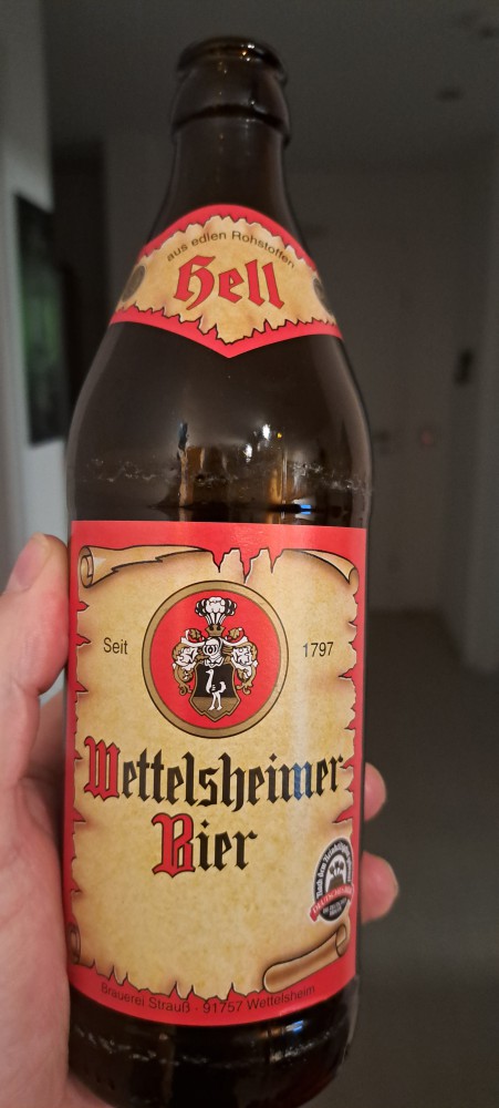 Wettelsheimer Bier hell